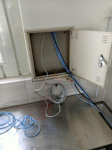 忠聖監視工程行 - 整理線路，施工前