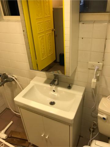順新水電工程行 - IKEA 鏡櫃+洗臉盆浴櫃組裝加安裝