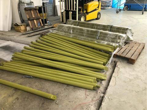 勝封工程行 - 雨批支架烤漆