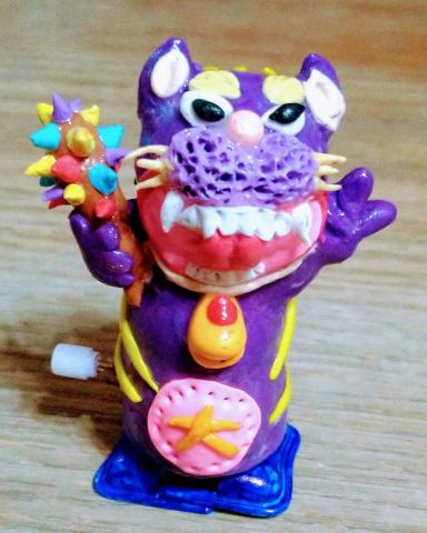 花漾量子文化有限公司 - 客製化商品走路機器人1(棒打小人虎)