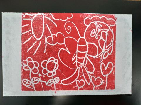 花漾量子文化有限公司 - 學生珍珠版畫作品1