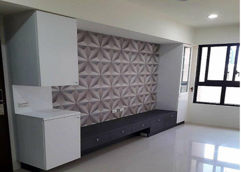 倉源室內裝潢設計企業社 - (電梯大樓)現代風格 客廳2