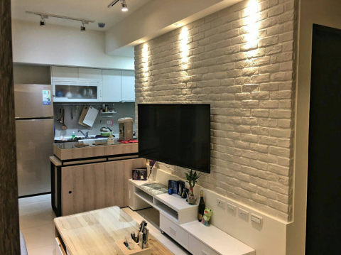 倉源室內裝潢設計企業社 - (電梯大樓)北歐風格 客廳4