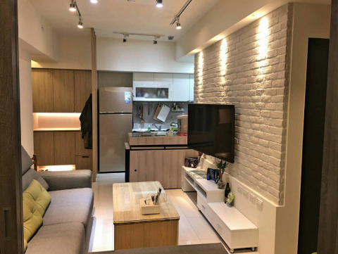 倉源室內裝潢設計企業社 - (電梯大樓)北歐風格 客廳2