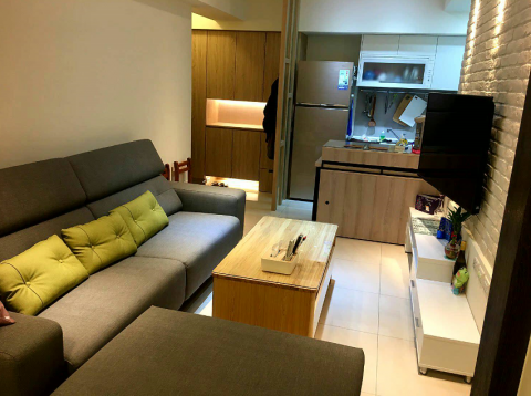 倉源室內裝潢設計企業社 - (電梯大樓)北歐風格 客廳1