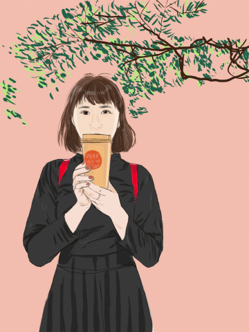 吳鳥 - 繪製簡約寫實風的人物肖像畫，亦能選擇背景樣式作為搭配。提供照片便能為您畫一張簡約可愛的肖像畫。