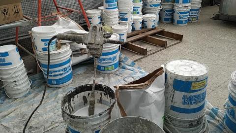 宏達基工程行 - 萬芳醫院外牆粉刷