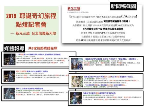 廖敏茹 - 新光三越 台北信義新天地_2019耶誕點燈記者會_01