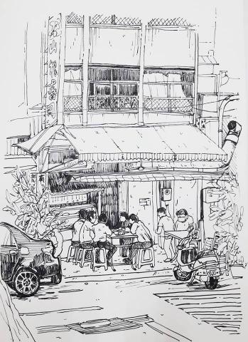 Jia ping,Xu - 插畫速寫風格