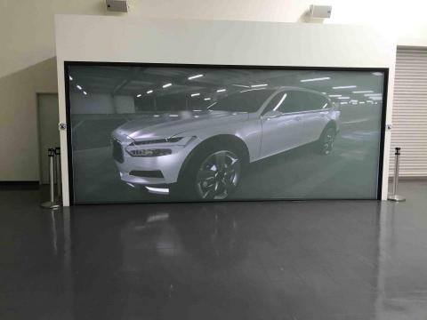 尼克數位設計 - Volvo v90投影