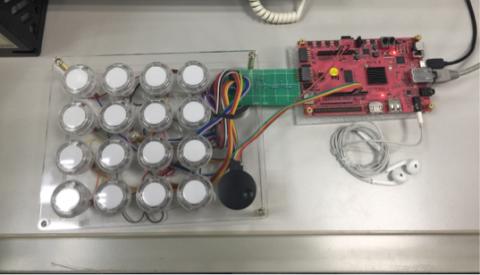 個人工作室 - FPGA-PMOD 鍵盤控制音訊 (可應用設計點子鋼琴等）