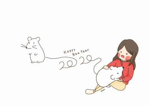 fish.siao design - 電腦繪圖 | 2020賀年卡