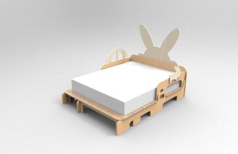 23度C maker 工作室 - 雙人床架