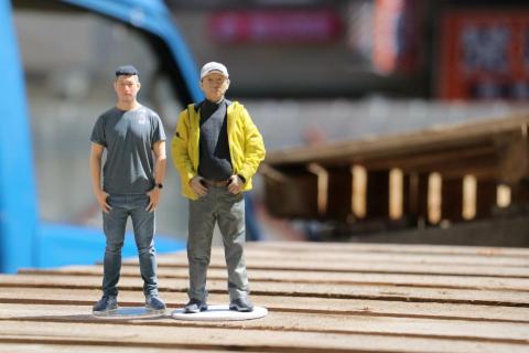 培根影像工作室 - 本人3D掃描
經過修圖
再3D列印出成品