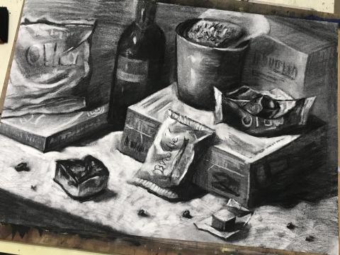 彭姿云 - 升學之素描作品