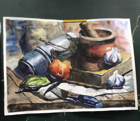 彭姿云 - 升學水彩