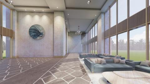 林易欣 - 大廳公設 渲染圖2