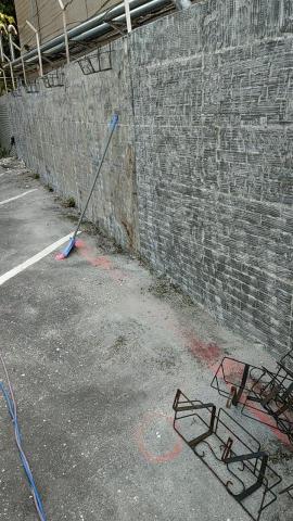 阿財工作室 - 電台外牆梯除