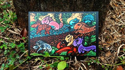 Draw Dream 設計美術工作室 - 美設設計 馬到成功明信片