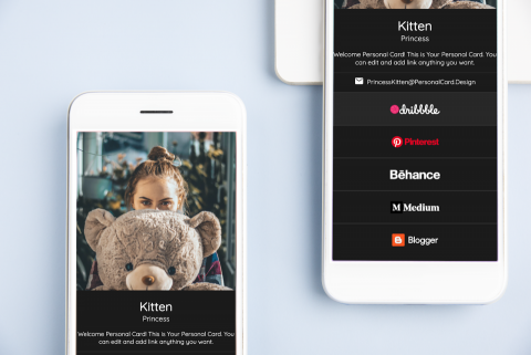 Partical - PersonalCard.Design
由 Angular9 設計、製作