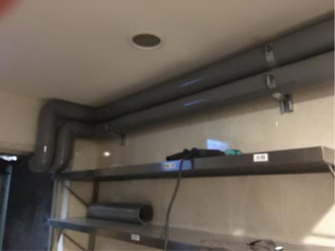 橋興水電工程 - 四吋PVC排風管配置