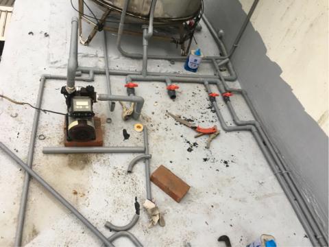 橋興水電工程 - 水塔、管路更新