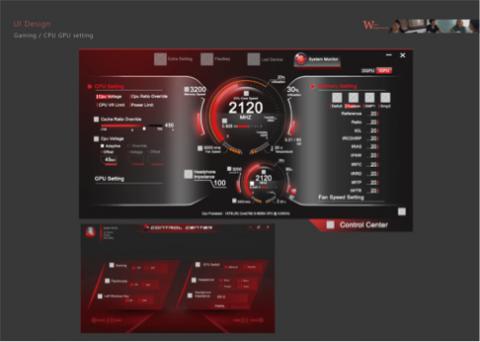 陳韻安 -  Gaming風格介面製作