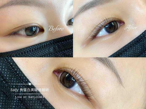 新秘易瑩  Sally Bride Artist  - 角蛋白美睫捲翹術