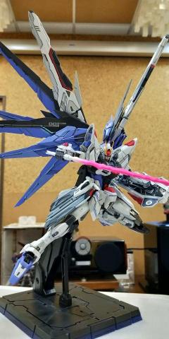 蘇先生 - 1/100自由鋼彈模型完成組裝