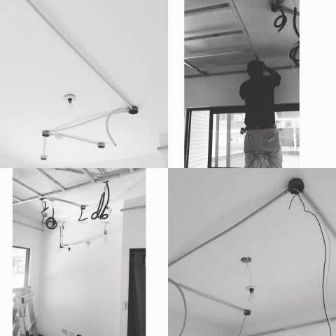 J.House空間設計 - 水電工程配天花板管線工作