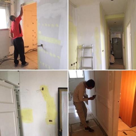 J.House空間設計 - 油漆工程批土工作