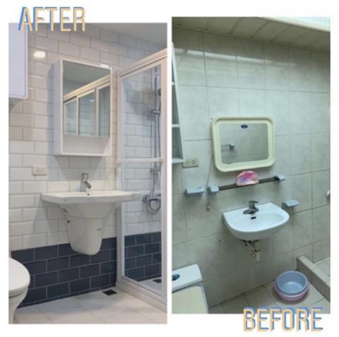J.House空間設計 - 浴室工程Before & After 