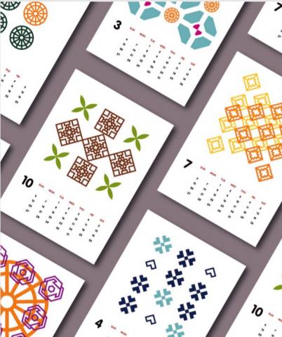 個人接案 - 圖案設計應用月曆