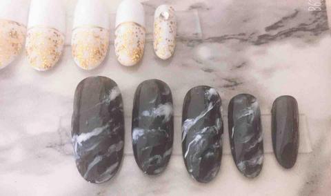 丁丁藝術美甲 - 大里石800