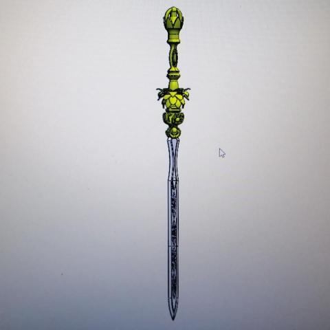 A - 自己隨手畫然後3d列印出來