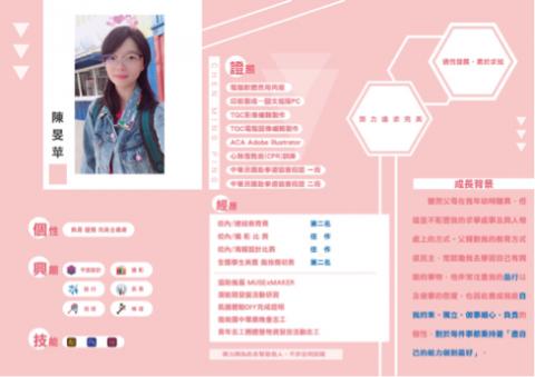 平淡Design ｜ 個人工作室 - 個人三折頁設計