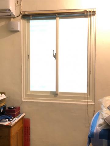 豐群景平店 - 包框施工5+8白膜玻璃