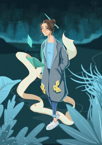 Seven - 角色設計/風格插畫
有趣的角色讓人印象深刻，
風格鮮明的插畫搭配也能吸印更多眼球。
