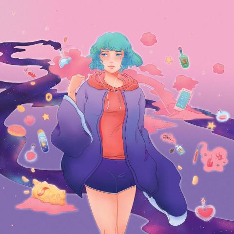 Seven - 角色設計/風格插畫
夢幻色系的魔法少女，
在他的世界裡所有的一切都是如此夢幻。