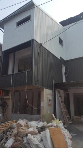 鐵工-程億工程行 - 老屋翻修外牆覆蓋企口板