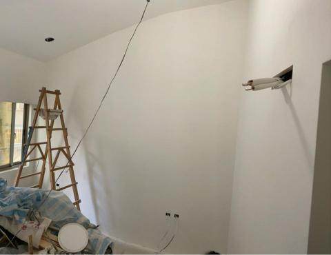 穎采漆作工作室 - 牆壁批土粉刷完成面