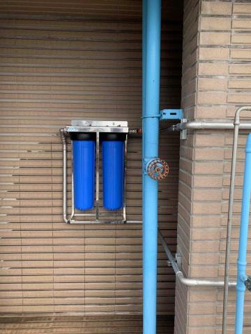 水旺旺有限公司 - 白牌 20吋大胖不銹鋼壓接管安裝件