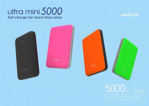 ABSOLUTE TECHNOLOGY - ultra mini 5000mah行動電源