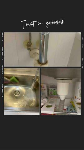 程興水電行 - 大安區謝小姐提籠臉盆落水頭更新