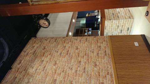 DS空間規劃施工 - 日本進口仿磚紋壁紙