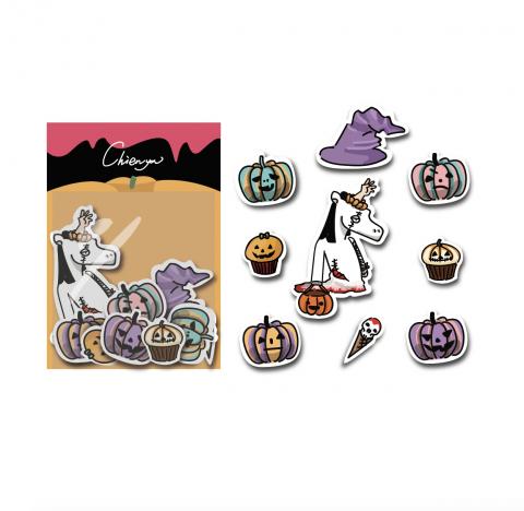 HSU.STUDIO - 萬聖節插畫貼紙